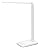 White crown LED Desk Lamp Dimmable Table Lamp Reading Lamp with USB Charging Port, 5 Lighting Modes, Sensitive Control, 30/60 Minutes Timer (White, First-Generation)