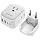 EPICKA PD 20W European Type C Travel Adapter, 2USB-A/2USB-C