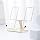 Metal Book Stand for Desk, Adjustable Reading Rest Book Holder, Portable Cookbook Documents Holder, Sturdy Typing Stand for Recipes Textbooks Tablet Music Books, Desktop Stationery Gifts(Milky White)