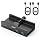 EJAY Clamp 10Gbps USB Hub 4-Port (2A2C) Hub for iMac & PC