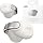 JVC Nearphones HANP1TW Open Ear True Wireless Headphones, White