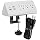 Nightstand Edge Mount Power Strip with USB-C Ports Tabletop Surge Protector Desk Clamp Power Sockets with 3 AC Outlets &4 Fast Charging USB Ports for Home Office Hotel and Dormitory