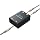 Audio Switch 3.5mm Bi-Direction Switch, Stereo Audio Switcher 2 in 1/1 in 2 Out, Audio Switch Selector for Phone Speakers Headhphone (Black)