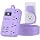 Beeiker 6 USB Purple Surge Protector Power Strip,10 Ft Cute Extension Cord