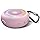 SOWO Small Waterproof Speaker Bluetooth Portable Wireless - Clip Speaker for Shower - Powerful Bass and Louder Volume - Colorful Lights and Lightweight for Travel,Kitchen,Pool - Pink