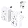 2 Pack US to UK Ireland Travel Plug Adapter, Type G Plug Adapter with 4 Outlets 4 USB Ports (2 USB C), UK Power Adapter for USA to London England Scotland British Kenya Qatar Hongkong
