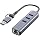 ABLEWE 4-in-1 USB/USB C to Gigabit Ethernet Adapter with 3 USB 3.0 Ports