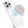 Magnetic Suction Cup Phone Mount with MagSafe, Silicone Hands-Free Grip Holder for iPhone Case and Android, Mirror Shower Phone Stand for Makeup FaceTime Gym Kitchen Bathroom, Stone