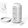TESSAN Tower Power Strip Flat Plug with 1050J Surge Protection, 6 Ft, Grey