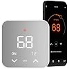 Smart Thermostats for Home, WiFi Thermostats Compatible with Alexa and Google Assistant,7day x 8period Programmable Control Tuya/Smart Life, Energy Saving, C-Wire Require