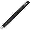 Electric Arc Windproof Lighter Flameless USB Rechargeable Lighter with Safety Lock for Candle BBQ Camping (Black)