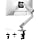 NB SmooVex™ Single Monitor Arm for Monitors 17'' to 32 inch, Mechanical Spring Mount Load up to 9 kg, VESA 75/100 mm Monitor-Mount A5 (White)