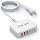 130W USB C Charger Block GaN 6 Port Fast USB C Charging Station for iPhone