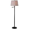Kenroy Home Riverside Swing Arm Floor Lamp with Copper Bronze Finish, Classic Style, 59" Height, 24" Width, 18.625" Depth, Small