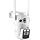 Kittyhok Home Security Camera System Wireless, 2K Triple Lens Cameras