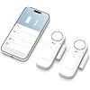 TECKNET Door Alarms When Opened, 2.4G WiFi Smart Door Sensor Alarm & Chime, App Alerts, Door Alarms for Kids Safety, Wireless Window Alarms for Home Security Systems for House, Pool, Sheds, 2 PCS