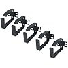 5 Pieces 1.7 x 2.7in Server Rack Cable Management D-Ring Hooks