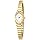 Small Gold Watches for Women,Analog Womens Watch with Stainless Steel Expansion Band,Oval Case Roman Dial,Water Resistant