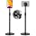 monTEK Anti-Theft Tablet Floor Stand, Security Lock, Fit 7-15”, Black