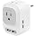 220V to 110V Voltage Converter US to Europe with 2 USB A 2 USB C Fast Charging, Power Converter for European Travel International Universal Travel Adapter for France Italy Germany Spain