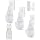 LIGHTMEUP Outlet Wall Mount Holder - Plug-to-Adapter First, Only for eero 7/ eero 6 & 6+/ eero Pro 6e & Pro 6/ eero Mesh Wi-Fi System, No Messy Wires & Space Saving (3 Pack)