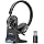 Bluetooth Headset, Wireless Headset with Mic for Work, Bluetooth 5.3, Wireless Headphones with AI Noise Cancelling Microphone (Clear Calls & Mic Mute), USB Dongle, for Computer/PC/Laptop/Zoom
