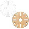 Round Clock Router Template Circle Acrylic Router Template with Clock Dials for Woodworking Drawing Inlay Templates Charcuterie Board Decorative Templates