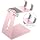 OMOTON Adjustable Cell Phone Stand, C2 Aluminum Desktop Phone Holder Dock Compatible with iPhone 15 14 13 Xs XR 8 Plus 7 6, Samsung Galaxy, Google Pixel, Android Phones, Rose Gold