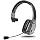 Bluetooth Headset with Mic, 60 Hours Talking Time Single-Ear Wireless Headset, ENC Noise Canceling, One-Touch Mute, Dual-Device Connection for Truck Driver, Office, Call Center, Phone/PC, Black
