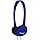 Koss KPH7B Portable On-Ear Headphone with Adjustable Headband - Blue