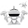 Dollox VR Stand, VR Headset Stand VR Display Holder Storage Virtual Reality Headset Desktop Display Stand for Oculus Quest 2, Quest 3/3s, Rift, Rift S, Valve Index Headsets & Touch Controllers