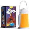 Kids Lantern Book Night Light Lamp for Camping Gear, Kids Reading Light, Toddler Camping NightLight, LED Study Desk Lamp for Students, USB Rechargeable 6-12 Hour Battery for Emergencies Power Outages