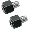 N693118 A24215SV Replaces for Dewalt DCW600B DCW600B-CA DWP611 1/4‘’ 6.35mm DWP611PK Router Collet Chuck with Nut Assembly Porter Cable 450 450PK 4512 Router Power Tools(2pcs)