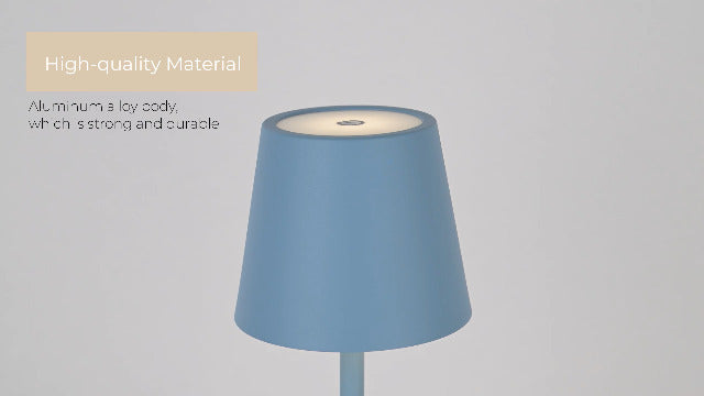 Versa LED Cordless USB-C Re-Chargeable Desk Lamp, 5200mAh Battery Operated with 3 Color Temperature 2700K-3000K-3500K and Fingertip Touch On/Off Plus Dimming with Two 5in Adj Height Stems in Black