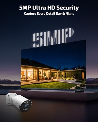 Two-Way Audio PoE Security Camera System Outdoor | 5 | Smart Home - Image 3