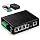 Binardat 5 Port Gigabit Din Rail Industrial Ethernet Switch, 4 Ports and 1 Uplink 10/100/1000Mbps, Fanless Wall Mount, with One Power Supply