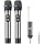 TONOR Wireless Microphones, Mic System with Rechargeable Receiver, 2Mics