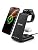 Intoval 3 in 1 Wireless Charging Station for iPhone and Apple Watch,Fast Wireless Charger Stand,Compact Desk Charging Dock for iPhone17 16 15 14 13/Pro/Max, iWatch11 10 9 Ultra/SE 3/3,AirPods