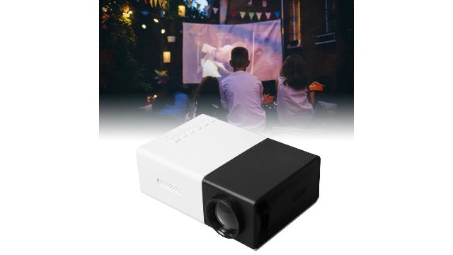 Mini Portable Projector, 2024 Upgrade 1080P Supported Projector for Outdoor Movies LED Pico Video Projector for Home Theater Movie Projector, Kids Christmas Birthday Gifts