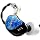 Tipsy M1 IEM, Bamboo Fiber Diaphragm in-Ear Monitor, Warm, Lively Bass & Vocals, 36dB Noise Isolation, Resin Shell, Detachable 0.78mm 2‑Pin Cable (No Mic, Blue)