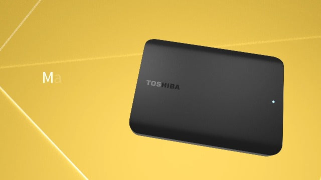 Toshiba Canvio Basics 4TB Portable External Hard Drive USB 3.0, Black - HDTB540XK3CA