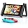 Car Holder for Nintendo Switch/OLED, Foldable and Adjustable Table Stand Playstand Bracket, Portable Compact Console Desktop Holder Dock Car Headrest Play Stand Mount, Black