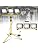 21000Lumens LED Work Lights with Stand, 3 Adjustable Work Lamp