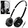 JVC HAS160B FLATS Lightweight Headband Headphones (Black)