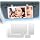 car mirror vanity Rechargeable Led, 3 Light Modes,Dimmable Touch Screen,Side with triple magnification mirror image (1)