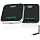 Wireless Conference Speaker and Microphone, 2-in-1 Daisy Chain Bluetooth Speakerphone with 4 Mics Arrays and 360° Voice Pickup and Noise Reduction,Bluetooth/USB/Dongle connection Methods for 30 People