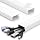 TV Cord Hider - 39in(3xL13in) Cord Covers for Wall Mounted TV Cable Hider Wall Kit | Wire Hiders for TV on Wall, Wire Covers for Cords, Cable Concealer Hide Cords, 1.5" W x 0.75" H, White