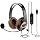 USB Headset with Noise Cancellation Microphone, Over-Ear Stereo USB Computer Headphones with Mic for Office Call Center Work Teams Zoom Webex Google Meet Conference Dictation Telework