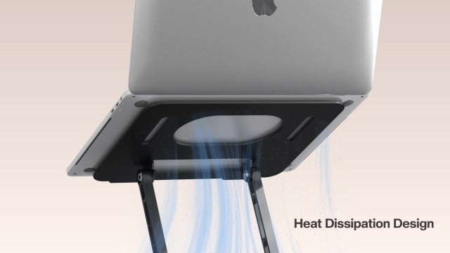 JOIOT Adjustable Aluminum Laptop Stand, Ergonomic Riser for 11-16" Laptops