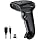Symcode Wireless Barcode Scanner Versatile 2-in-1 (2.4Ghz Wireless+USB 2.0 Wired) Handheld Automatic 1D Laser Barcode Scanner 328 Feet Transmission Distance Rechargeable 1D Laser Bar Code Scanner